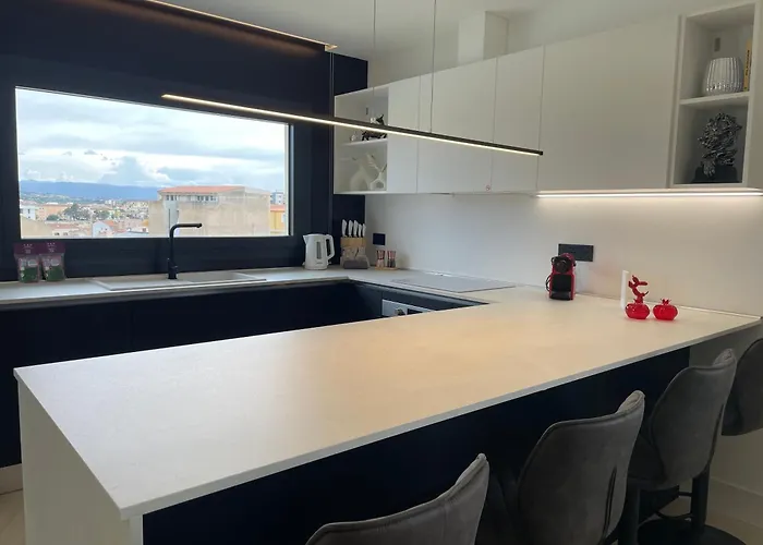 Luxurious High-end 2br Penthouse - Terrace - Great View - Parking - Historical Centre * Olbia