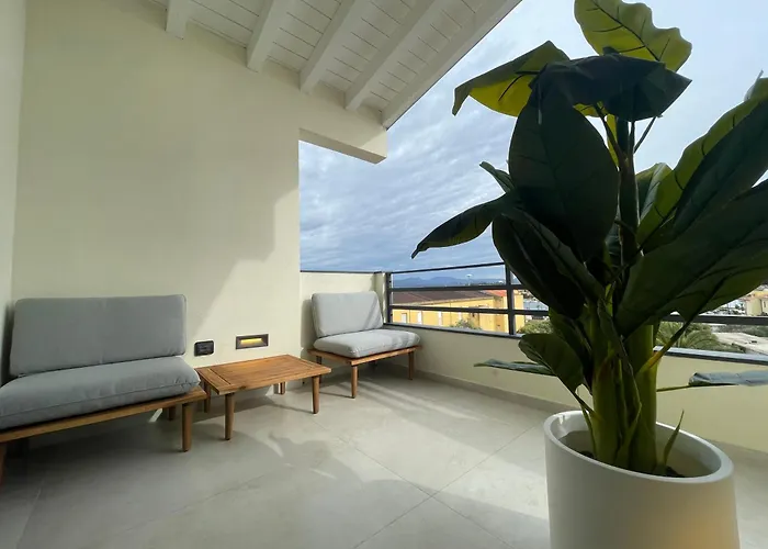 Luxurious High-end 2br Penthouse - Terrace - Great View - Parking - Historical Centre Apartment Olbia